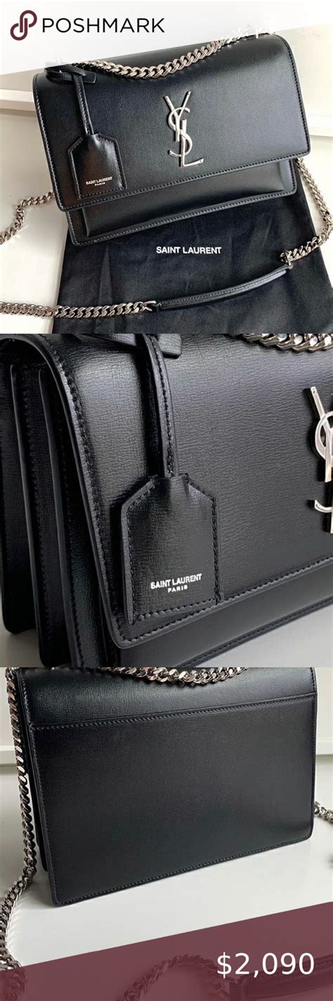 sunset medium monogram ysl chain crossbody bag|Saint Laurent Sunset Medium YSL Crossbody Bag in Smooth .